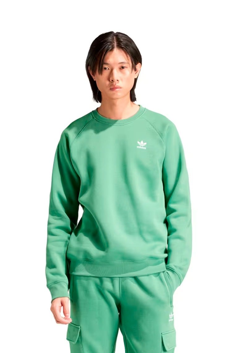 Moletom Adidas Trefoil Essentials Verde - NewSkull