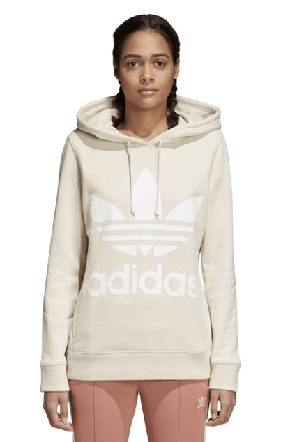 Moletom Adidas Trefoil Hoodie Capuz Bege - NewSkull