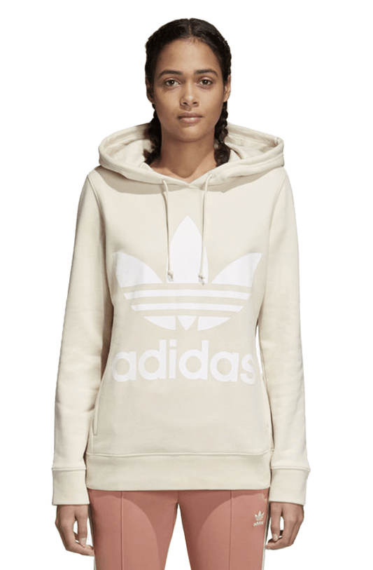 Moletom Adidas Trefoil Hoodie Capuz Bege - NewSkull