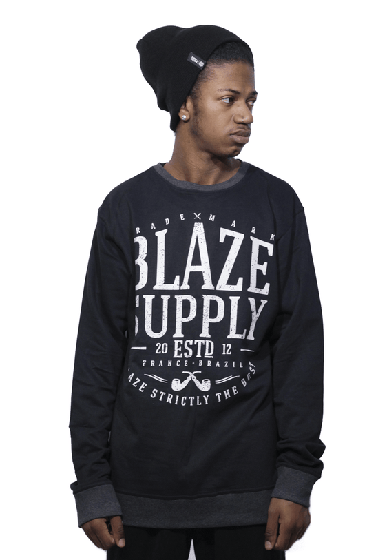 Moletom Blaze Careca Blazes Preto - NewSkull