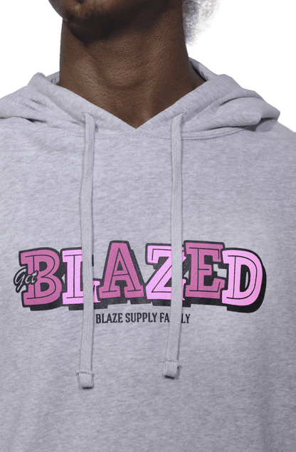 Moletom Blaze Hoodie Get Blazed Cinza - NewSkull