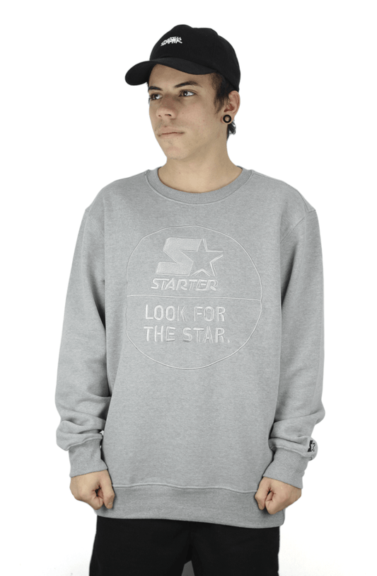 Moletom Careca Starter Look For The Star Cinza - NewSkull
