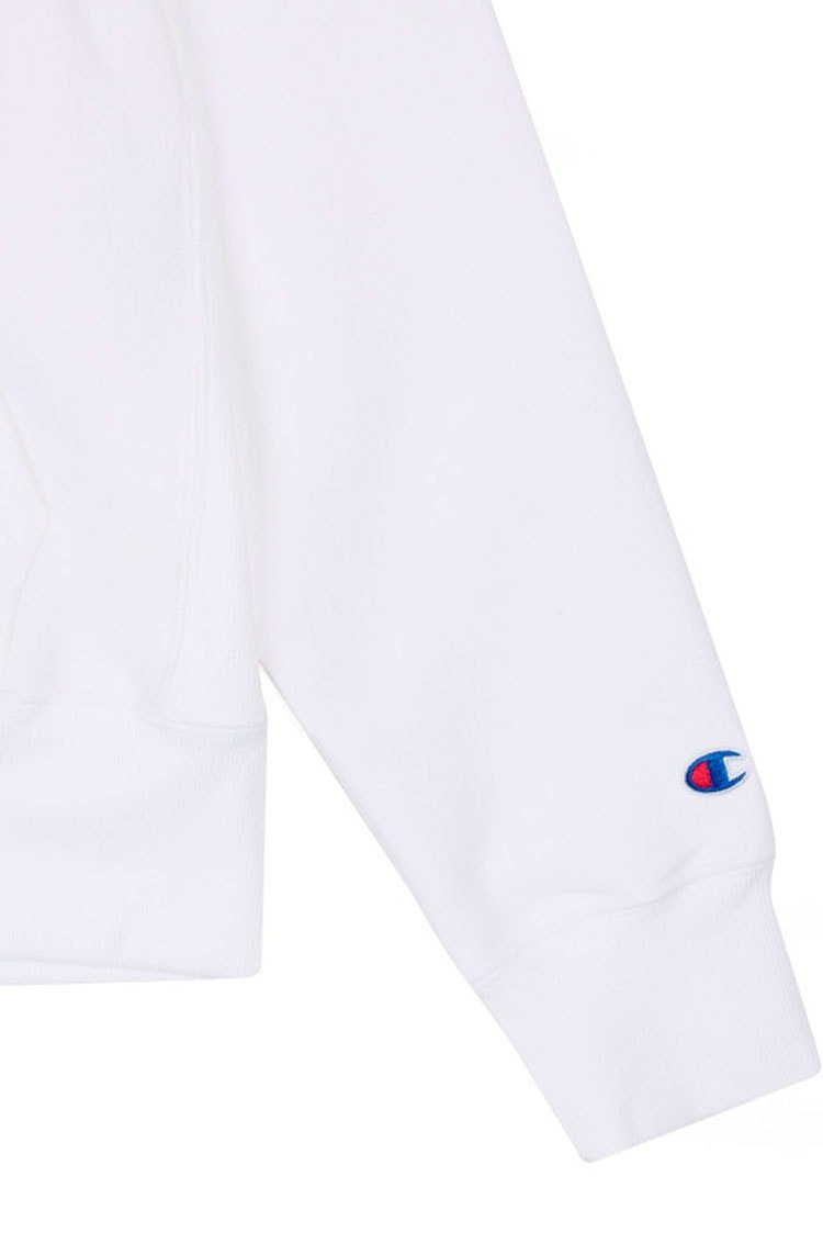 Moletom Champion Life Reverse Weave c Embroidery Off White - NewSkull