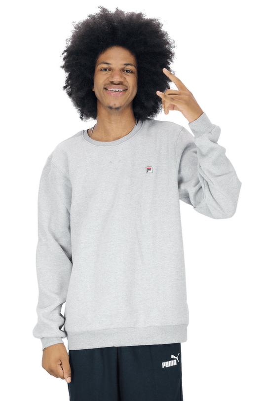 MOLETOM FILA CLASSIC CARECA CINZA - NewSkull