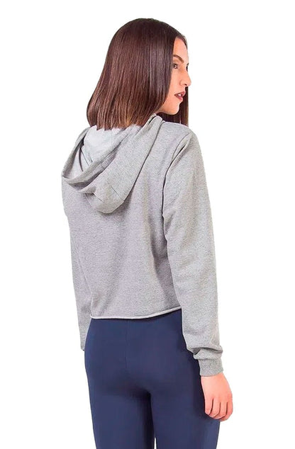 Moletom Fila Easy II Feminino Cinza/Azul - NewSkull