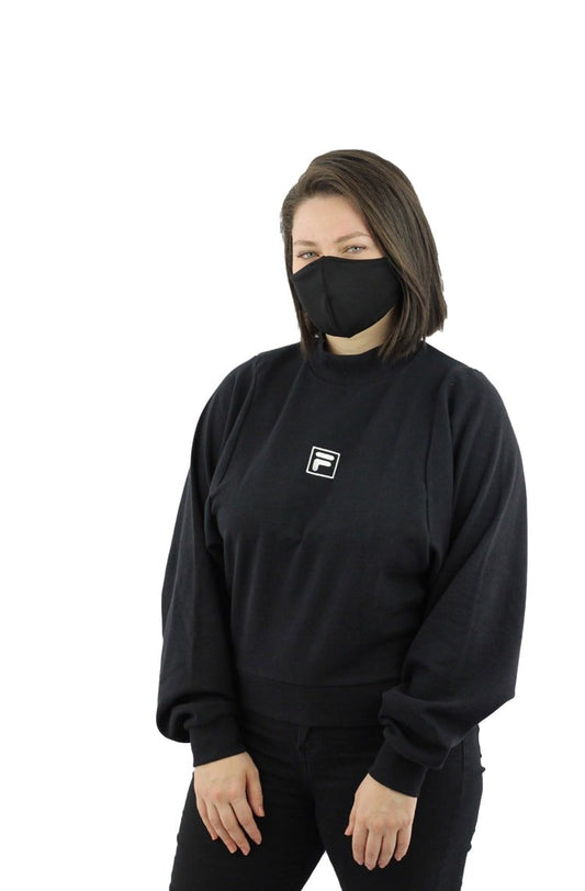 Moletom FILA Fbox Feminino Preto/Branco - NewSkull