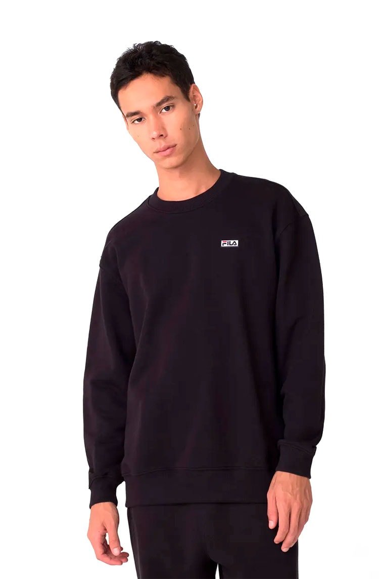 Moletom Fila Letter II Masculino Preto - NewSkull