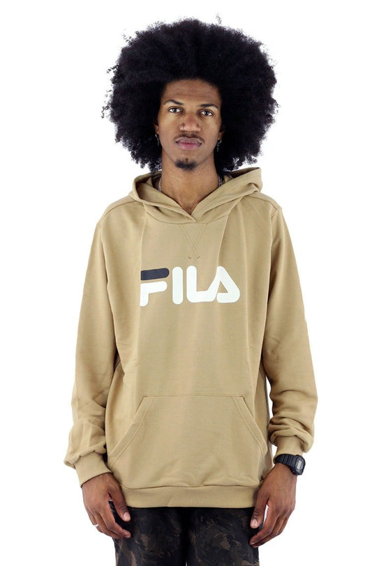 Moletom FILA Letter New Capuz Caramelo - NewSkull