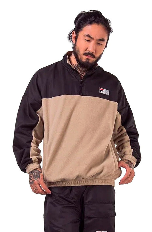 Moletom Fila White Rock Bege/Preto - NewSkull