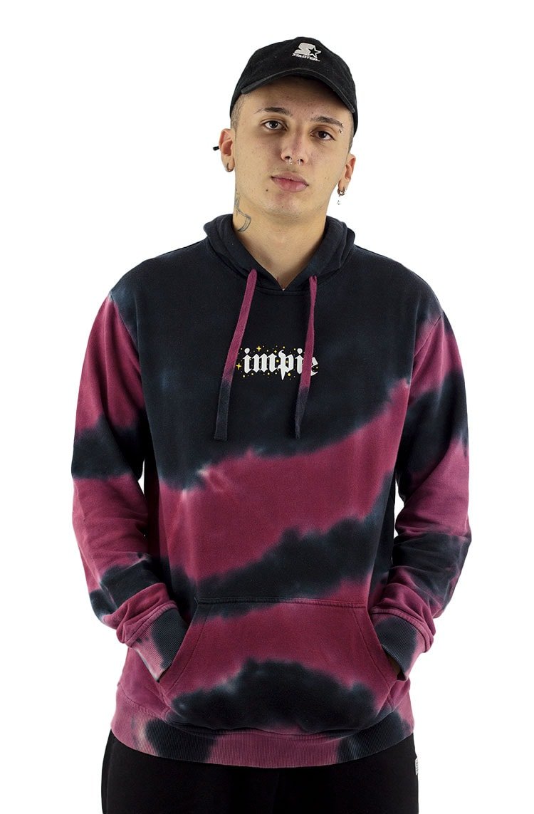 Moletom Impie Beat Them All Tie Dye Preto - NewSkull