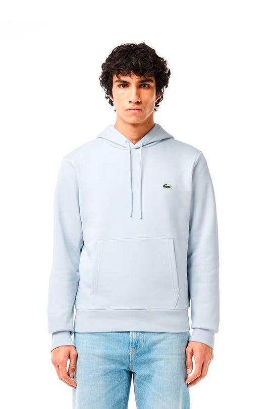Moletom Lacoste Capuz Classic Masculino Azul Claro - NewSkull