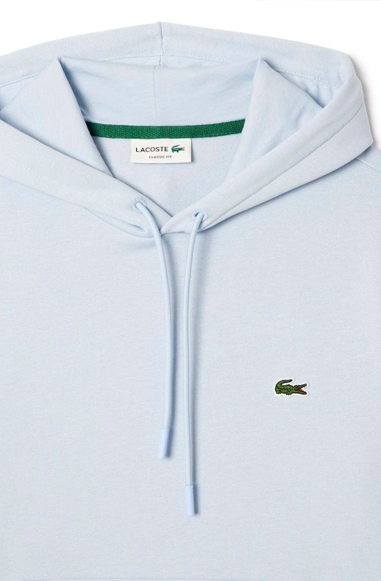 Moletom Lacoste Capuz Classic Masculino Azul Claro - NewSkull