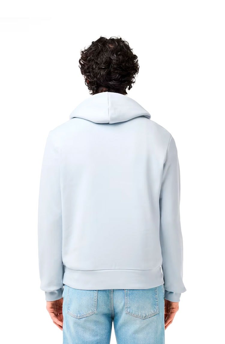 Moletom Lacoste Capuz Classic Masculino Azul Claro - NewSkull