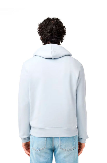 Moletom Lacoste Capuz Classic Masculino Azul Claro - NewSkull