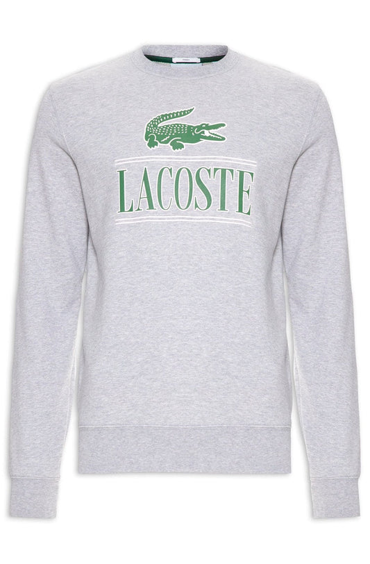 Moletom Lacoste Masculino Classic Fit Cinza - NewSkull