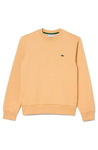 Moletom Lacoste Masculino Classic Gola Careca Caramelo - NewSkull