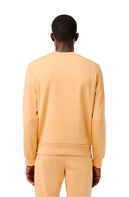 Moletom Lacoste Masculino Classic Gola Careca Caramelo - NewSkull