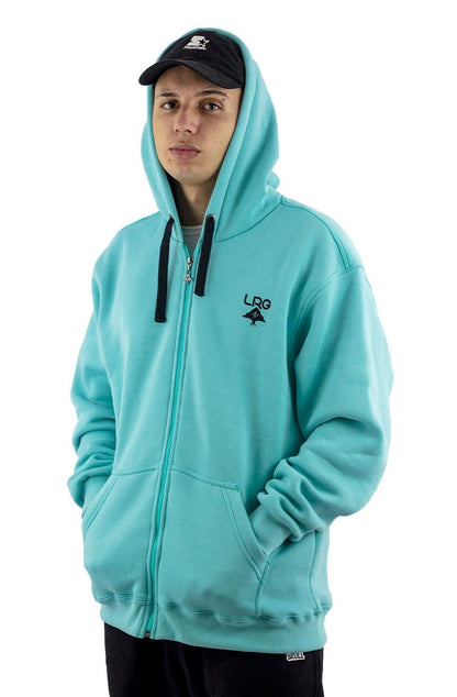Moletom LRG Canguru Aberto Logo Plus Arvore Azul Claro/Preto - NewSkull