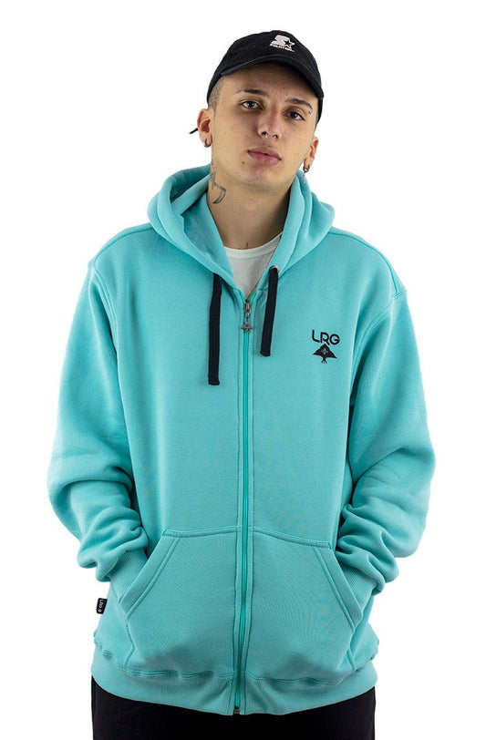 Moletom LRG Canguru Aberto Logo Plus Arvore Azul Claro/Preto - NewSkull