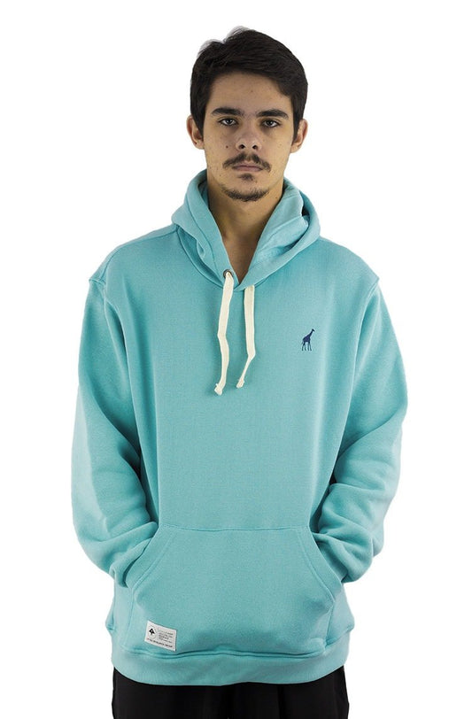 Moletom LRG Canguru Fechado Lifted Girafa Azul/Preto - NewSkull