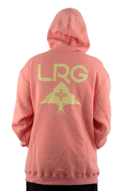 Moletom LRG Canguru Fechado Lockup Extra Salmão/Amarelo - NewSkull