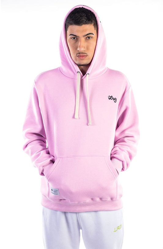 Moletom LRG Canguru Fechado Logo Lifted Rosa/Preto - NewSkull