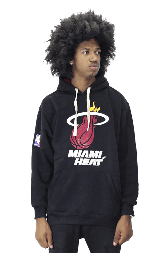 Moletom NBA Miami Heat Fechado Preto - NewSkull