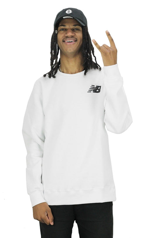 MOLETOM NEW BALANCE CORE CARECA BRANCO - NewSkull