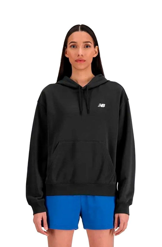Moletom New Balance Feminino Small Logo Preto - NewSkull