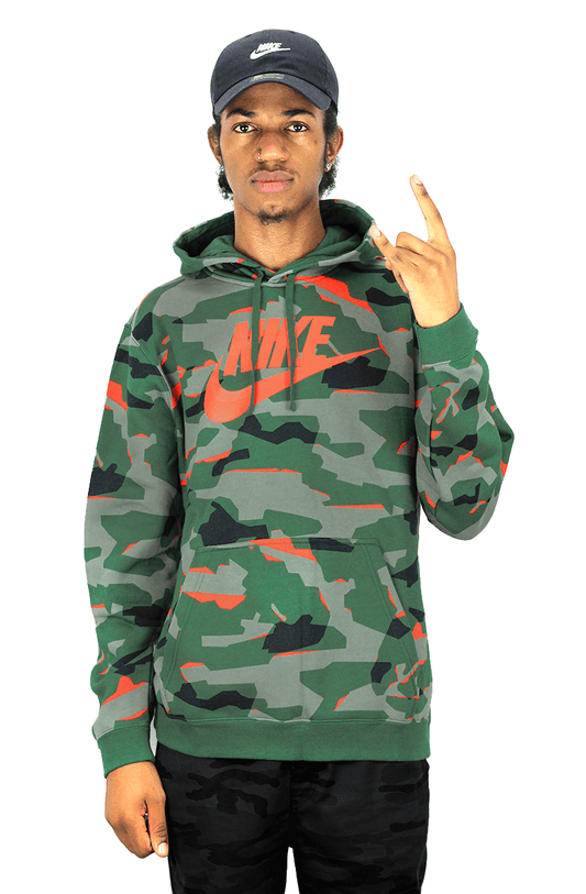 MOLETOM NIKE CANGURU CAPUZ CAMUFLADO/VERDE - NewSkull