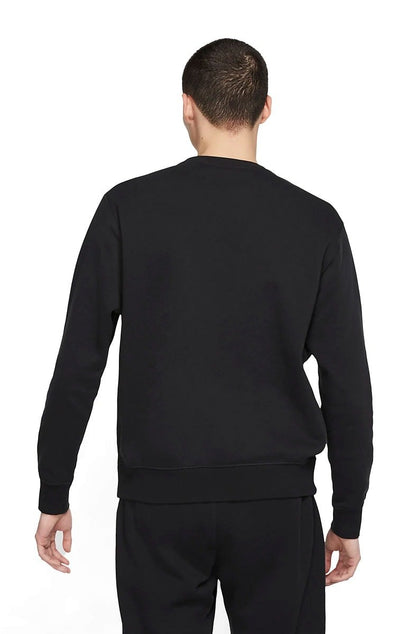 Moletom Nike Club Fleece Crew Careca Preto - NewSkull