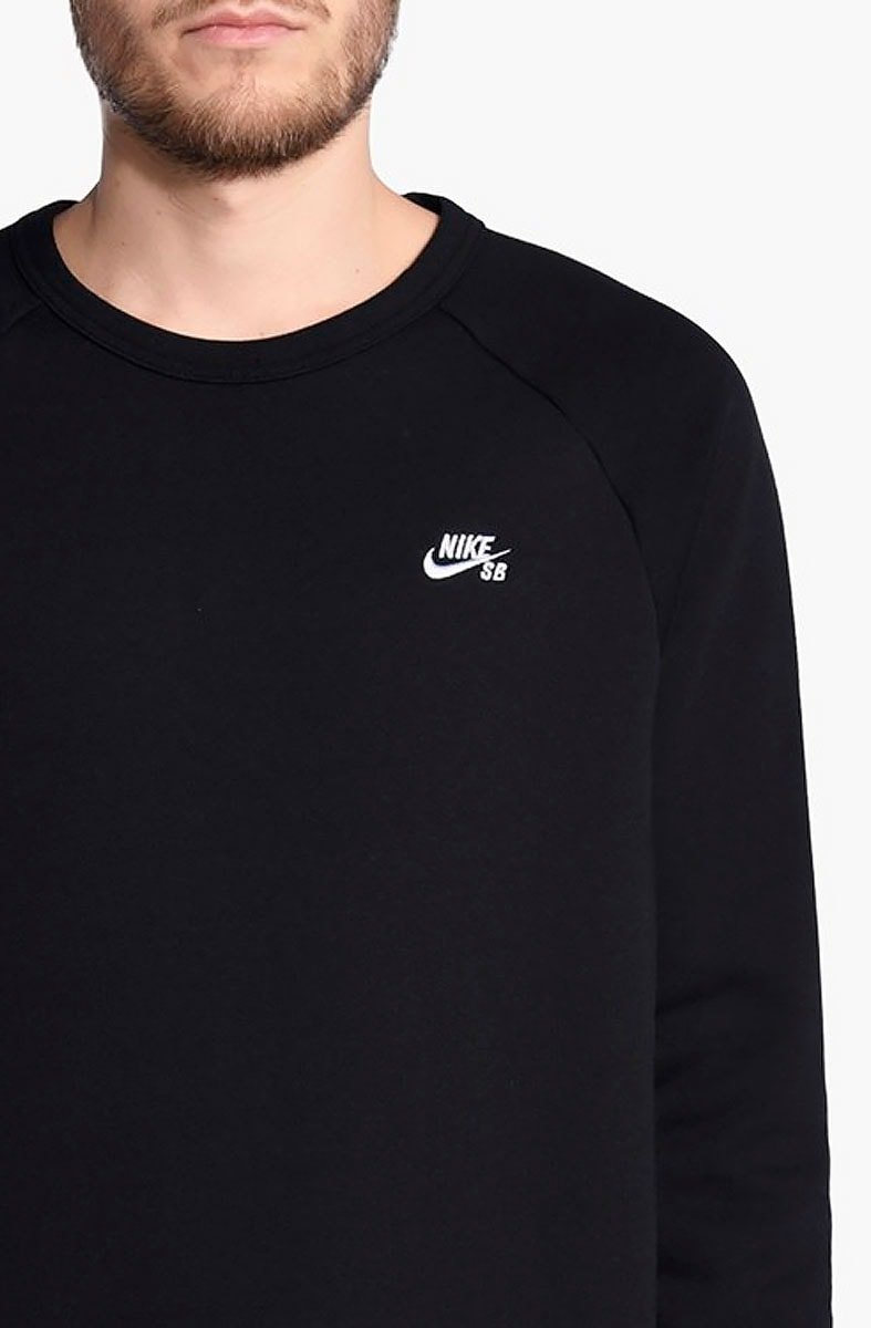 Moletom Nike SB Icon Crew Careca Preto - NewSkull