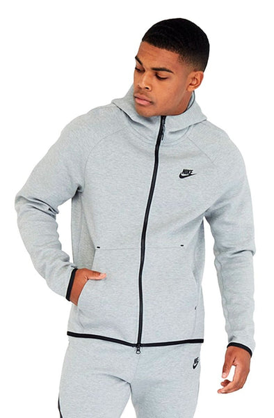 Moletom Nike Sportswear Tech Fleece Cinza/Cinza – NewSkull Moletom Nike Sportswear Tech Fleece Cinza/Cinza – NewSkull