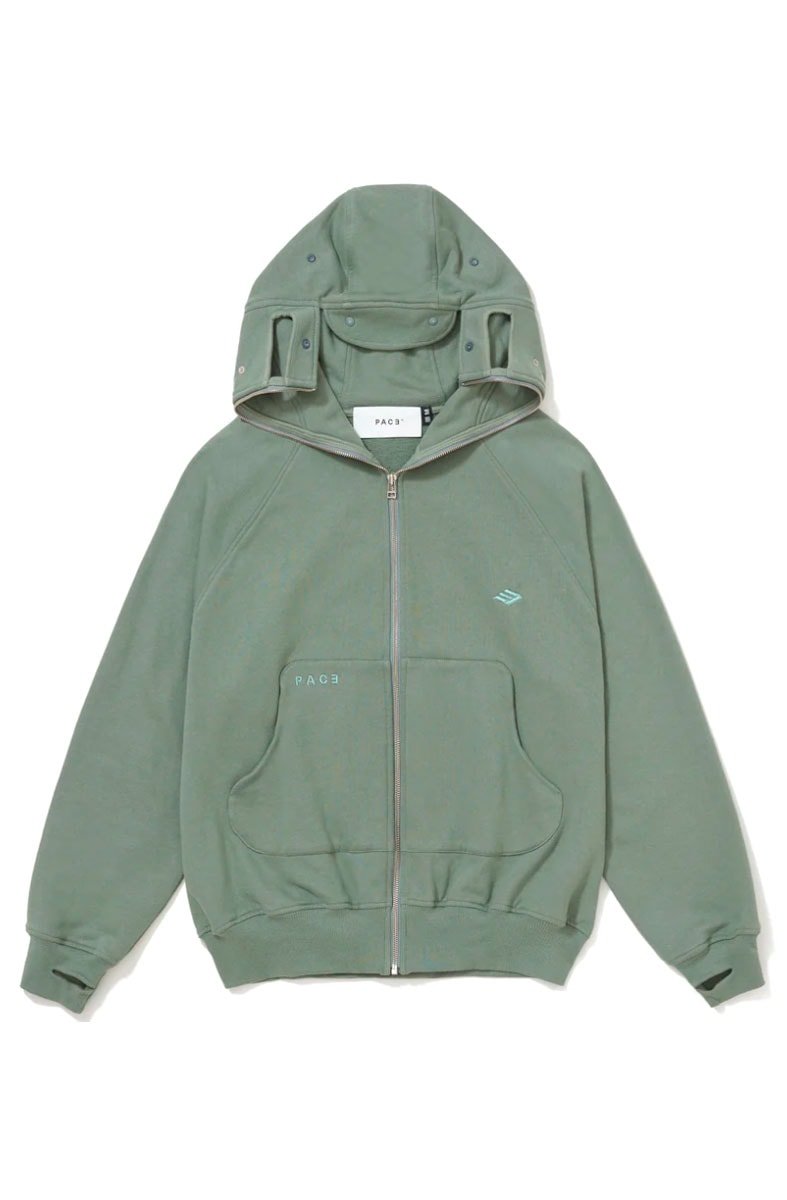 Moletom PACE X - phora Hoodie Pale Green Verde - NewSkull