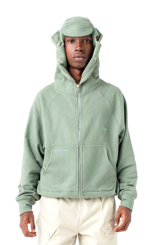 Moletom PACE X - phora Hoodie Pale Green Verde - NewSkull