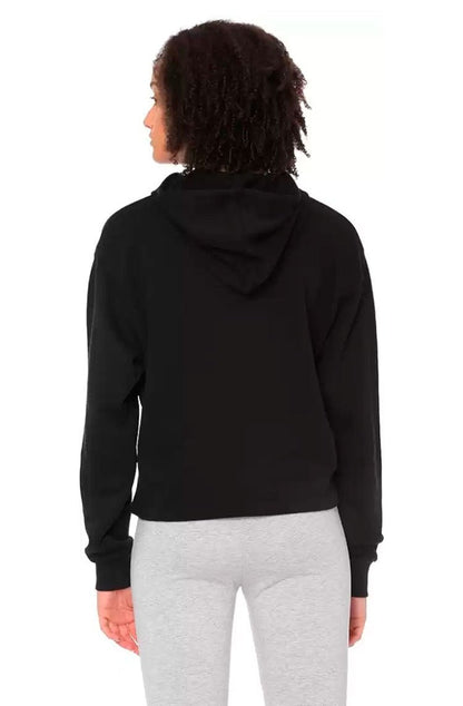 Moletom Puma Cropped Feminino Capuz Preto - NewSkull