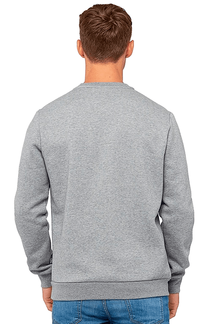 MOLETOM PUMA ESSENTIALS LOGO CREW SWEAT CINZA - NewSkull