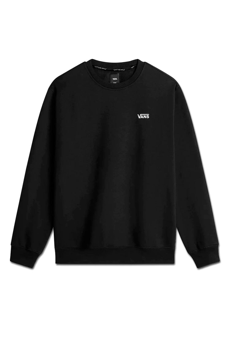 Moletom Vans Core Basic Crew Fleece Preto - NewSkull