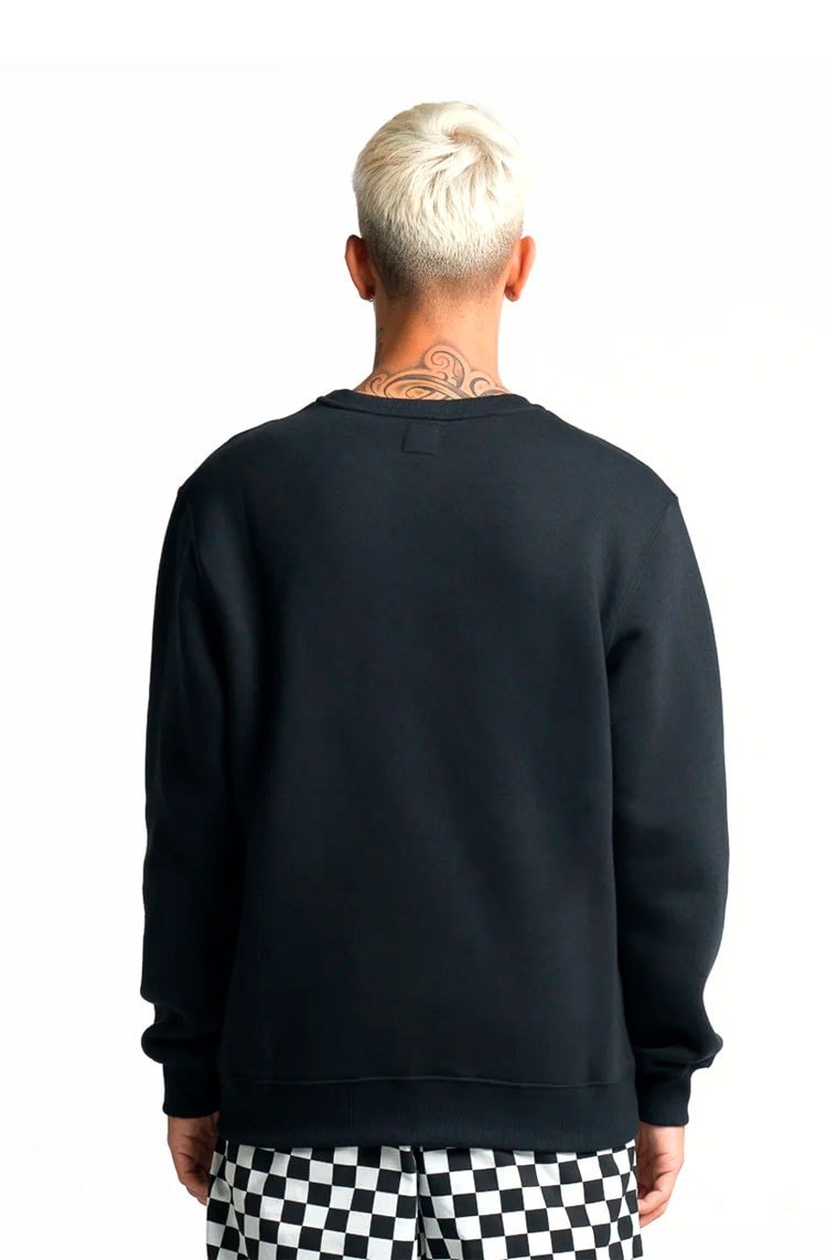 Moletom Vans Core Basic Crew Fleece Preto - NewSkull