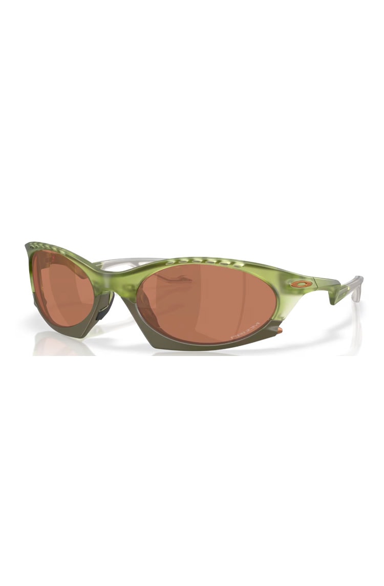 Óculos de Sol Oakley Plantaris Matte Transparent Fern Prizm Tungsten Verde - NewSkull