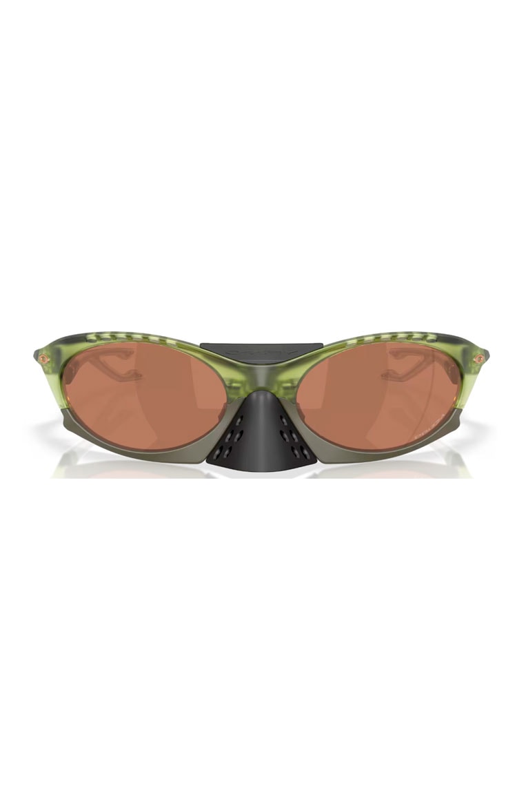 Óculos de Sol Oakley Plantaris Matte Transparent Fern Prizm Tungsten Verde - NewSkull