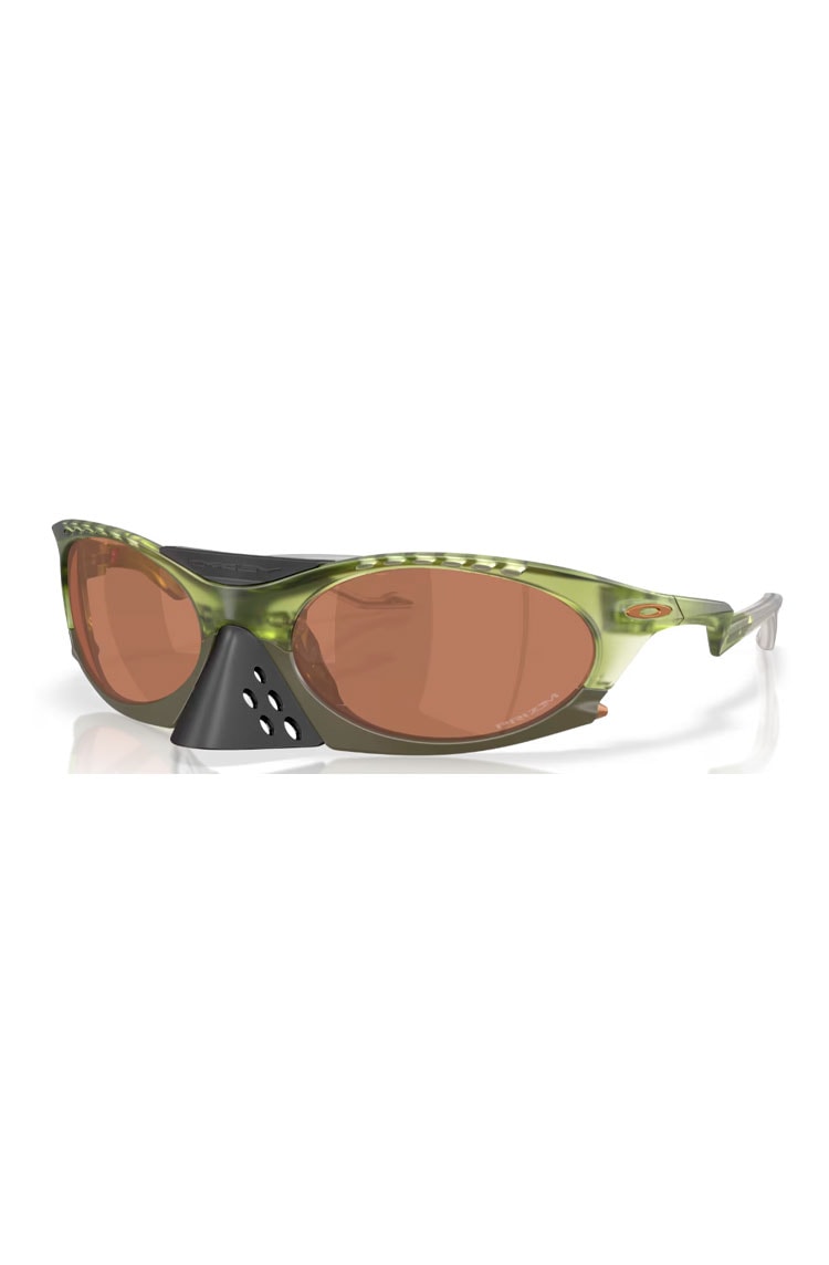 Óculos de Sol Oakley Plantaris Matte Transparent Fern Prizm Tungsten Verde - NewSkull