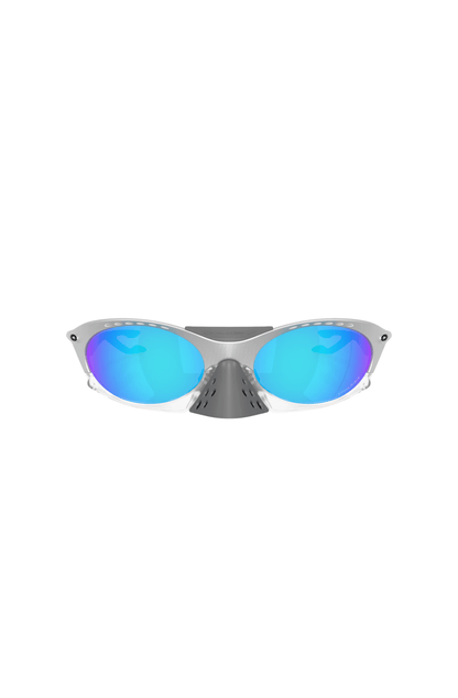 Óculos de Sol Oakley Plantaris Prata/Azul - NewSkull