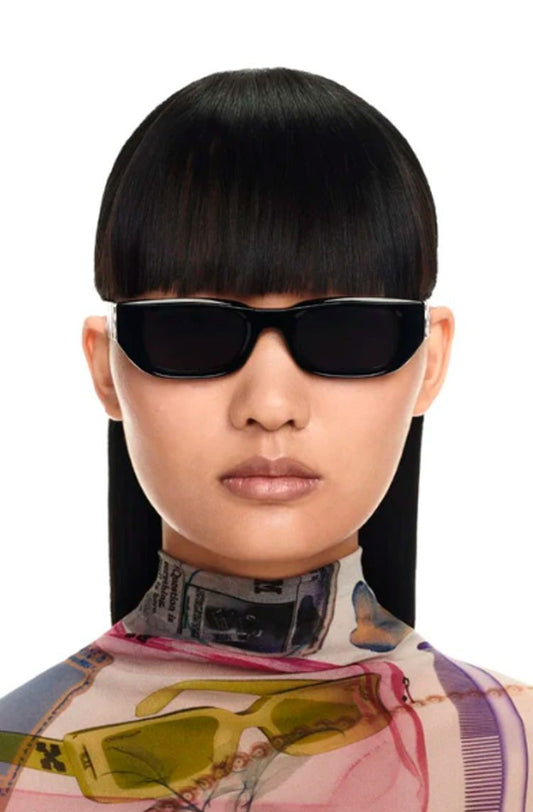 Óculos de Sol Off - White Fillmore Sunglasses Black Dark Grey - NewSkull