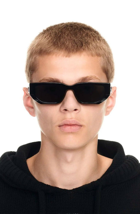 Óculos de Sol Off - White Greeley Sunglasses Black Dark Grey - NewSkull