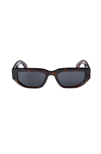 Óculos de Sol Off - White Greeley Sunglasses Havana Dark Grey - NewSkull