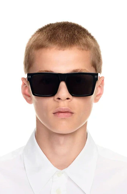 Óculos de Sol Off - White Lawton Sunglasses Black Dark Grey - NewSkull