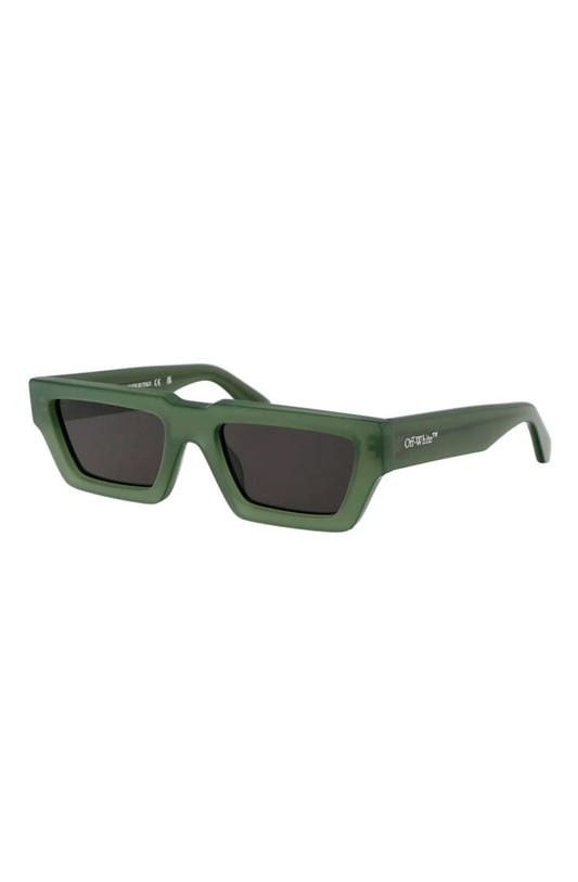 Óculos de Sol Off - White Manchester Sunglasses Olive Green Dark - NewSkull