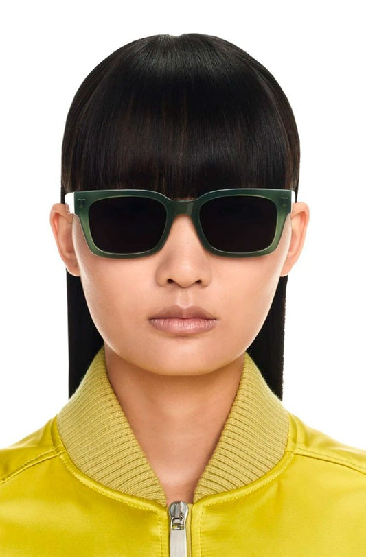 Óculos de Sol Off - White Midland Sunglasses Olive Green - NewSkull