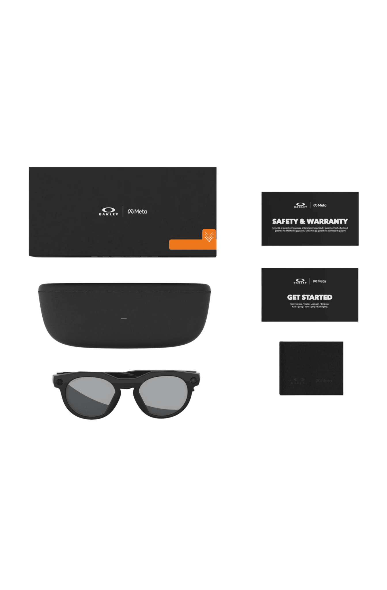 Óculos Oakley Meta HSTN Black Meta IA Preto - NewSkull